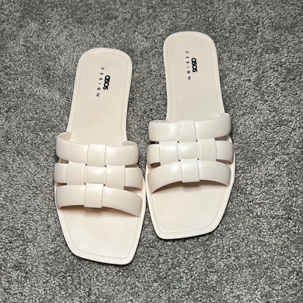 ASOS Plastic Wide Fit Sandals